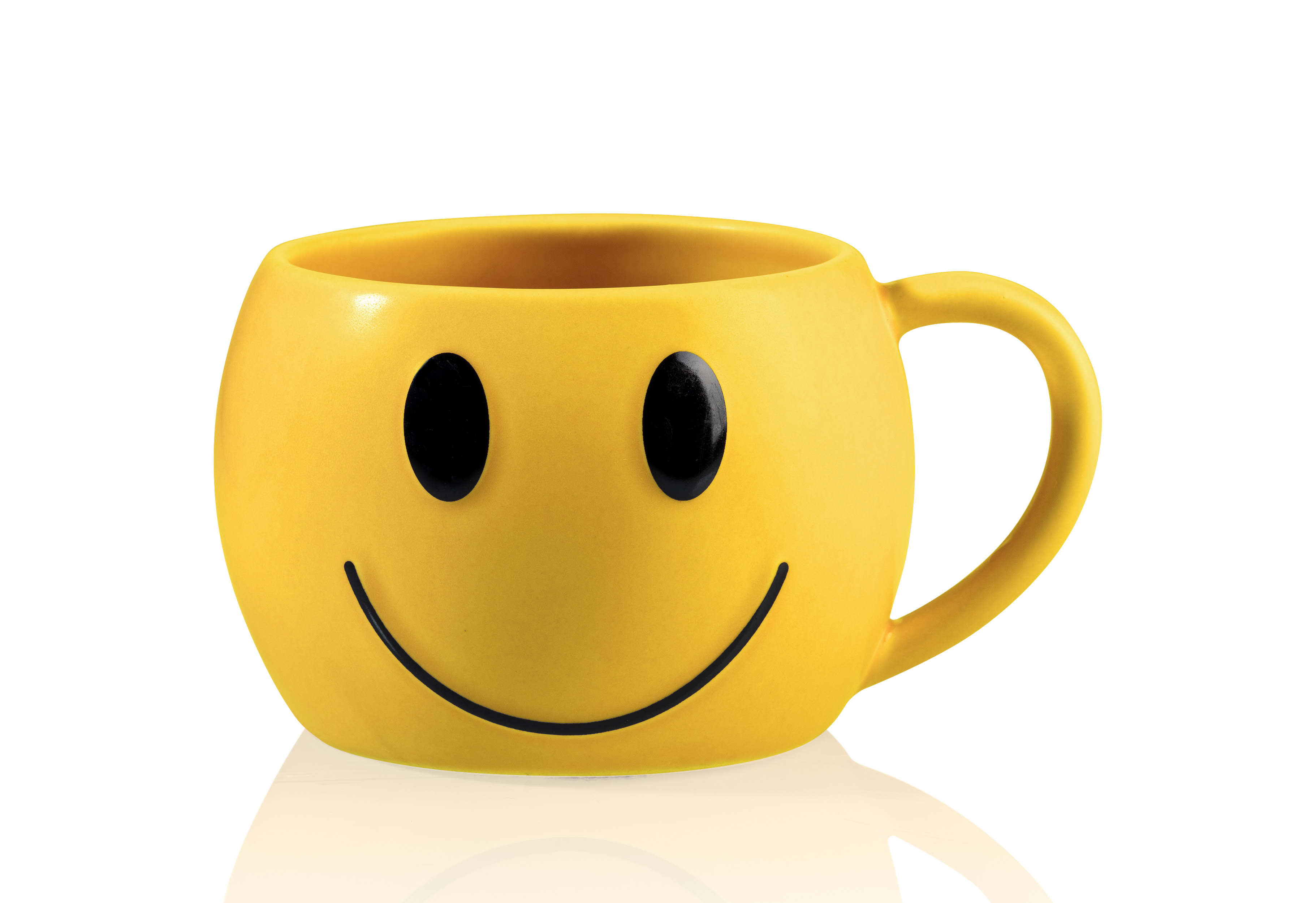 Becher Smily gelb