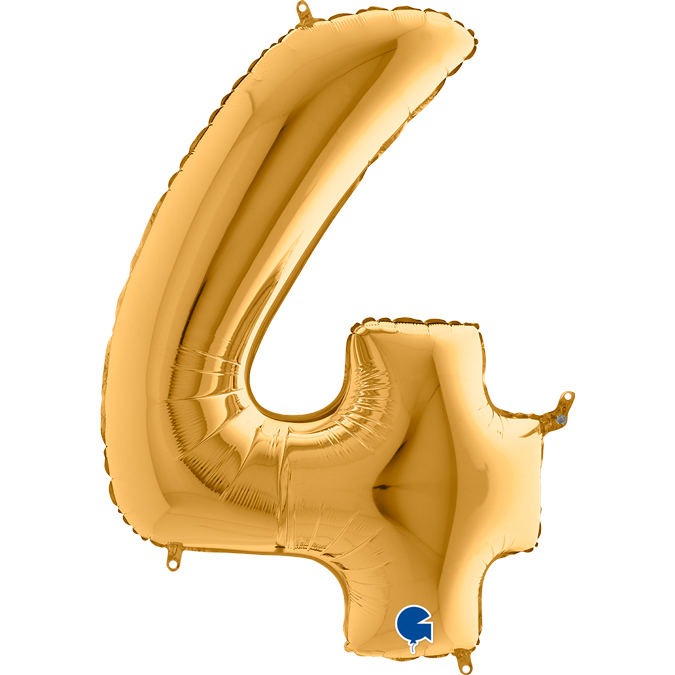 Folienzahl 4 gold 102cm