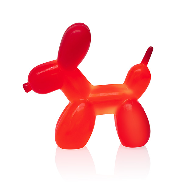 Lampe Ballonhund rot