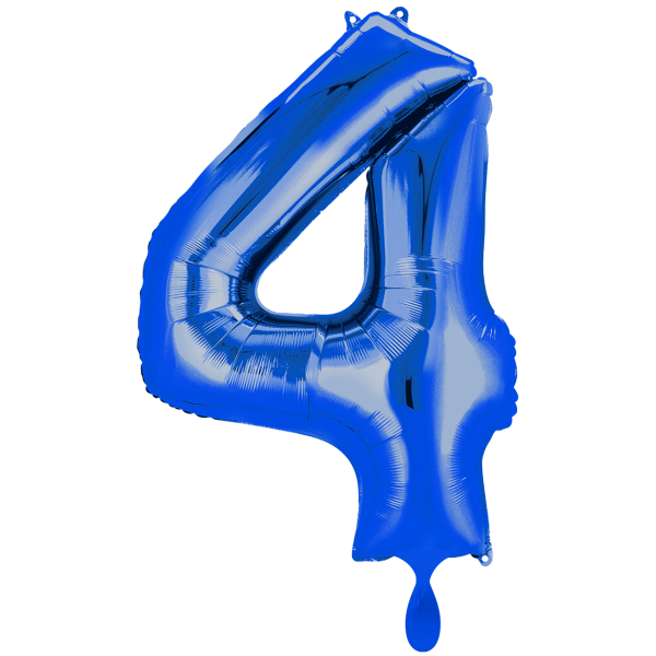 Folienzahl 4 blau 102cm