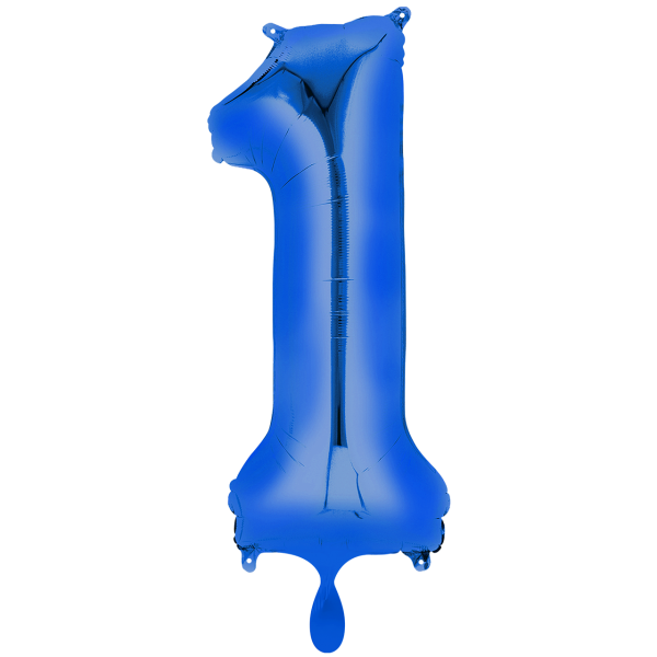 Folienzahl 1 blau 102cm