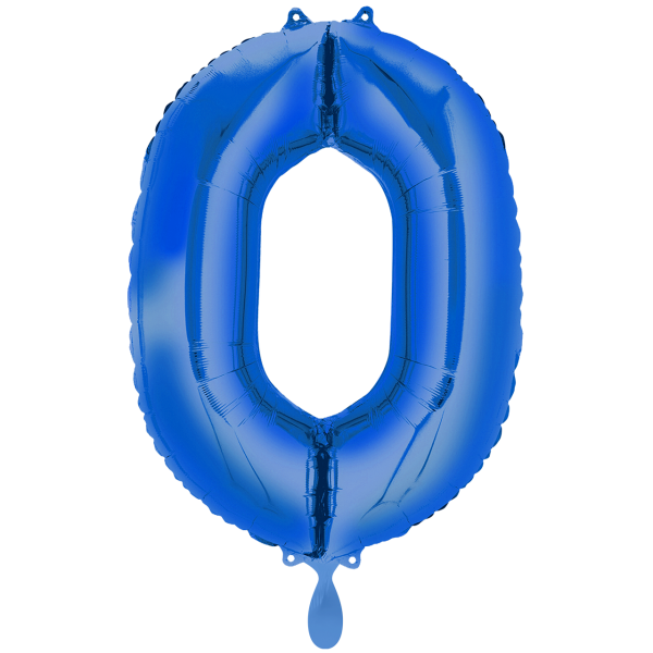 Folienzahl 0 blau 102cm