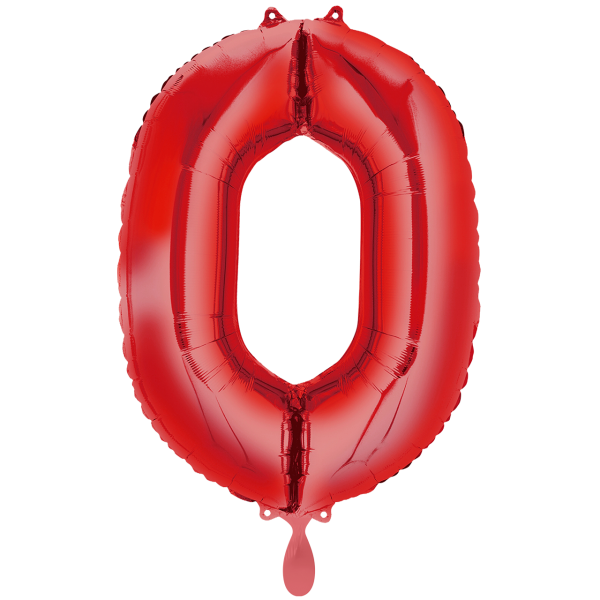 Folienzahl 0 rot 102cm